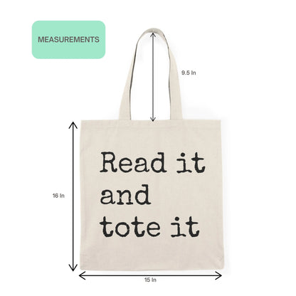 Read It And Tote It Reading Quote Minimalist Tote Bag