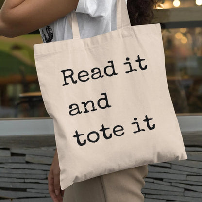 Read It And Tote It Reading Quote Minimalist Tote Bag