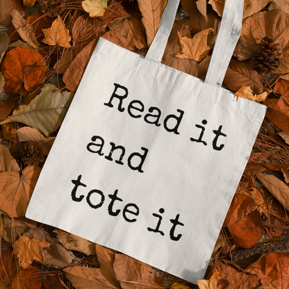 Read It And Tote It Reading Quote Minimalist Tote Bag