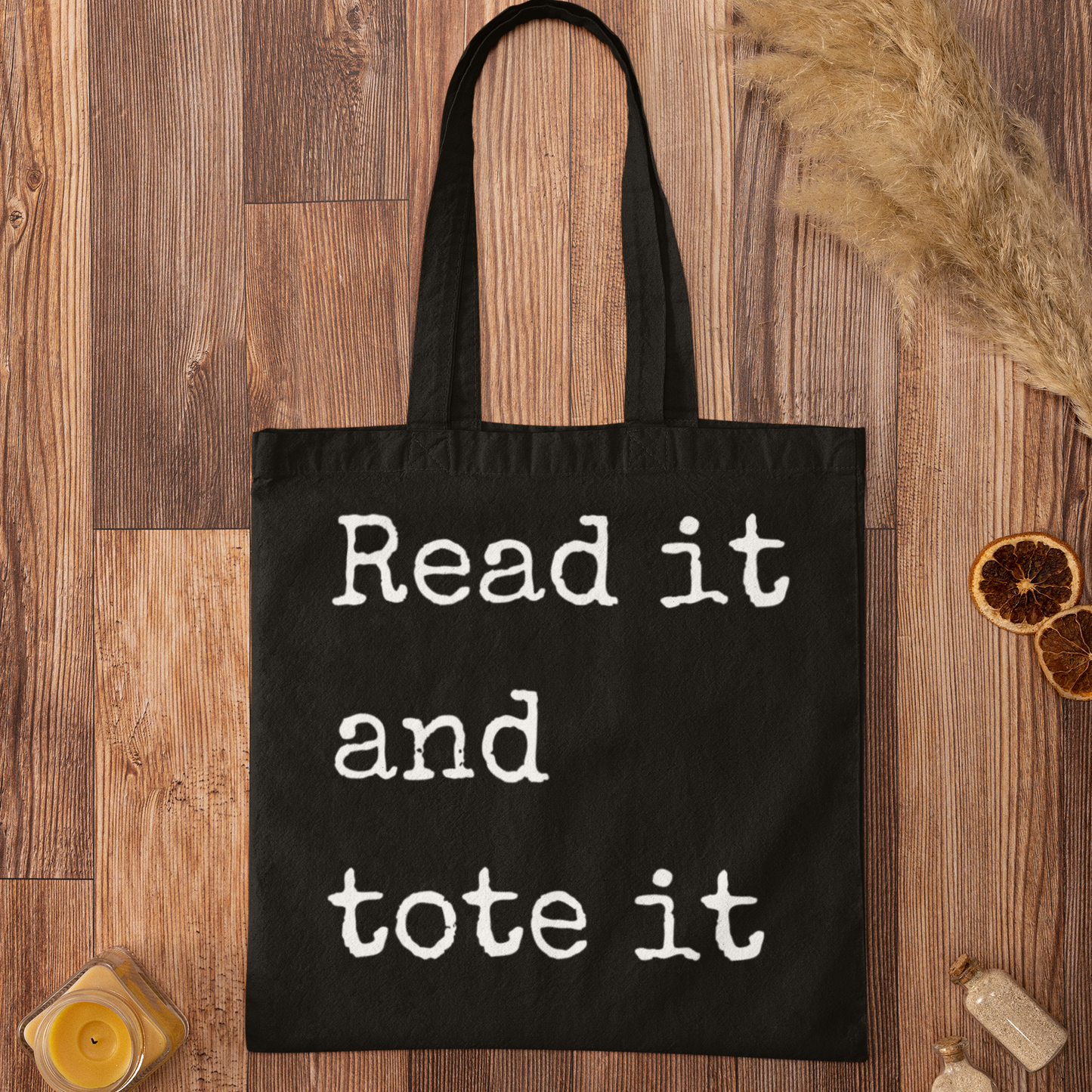 Read It And Tote It Reading Quote Minimalist Tote Bag