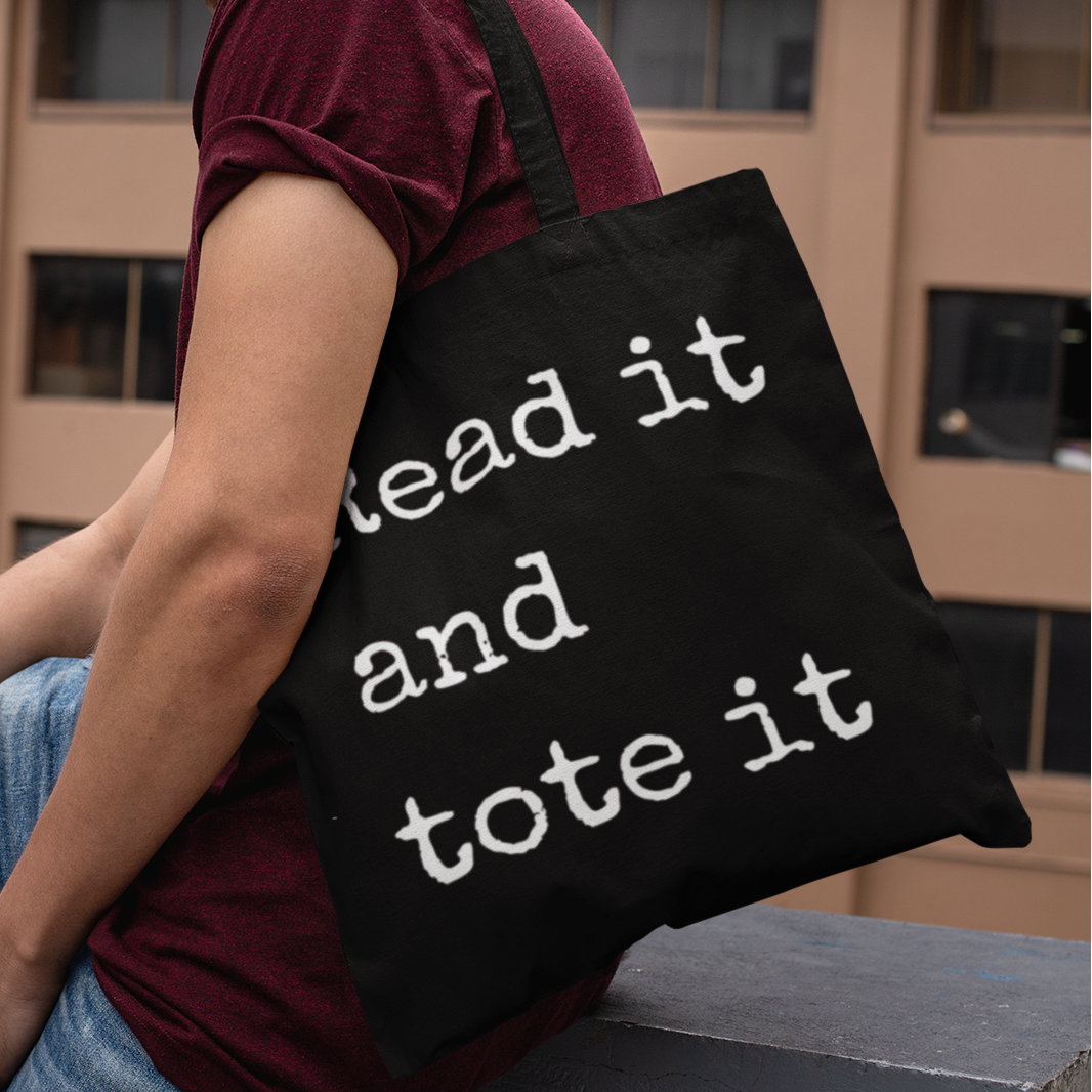 Read It And Tote It Reading Quote Minimalist Tote Bag